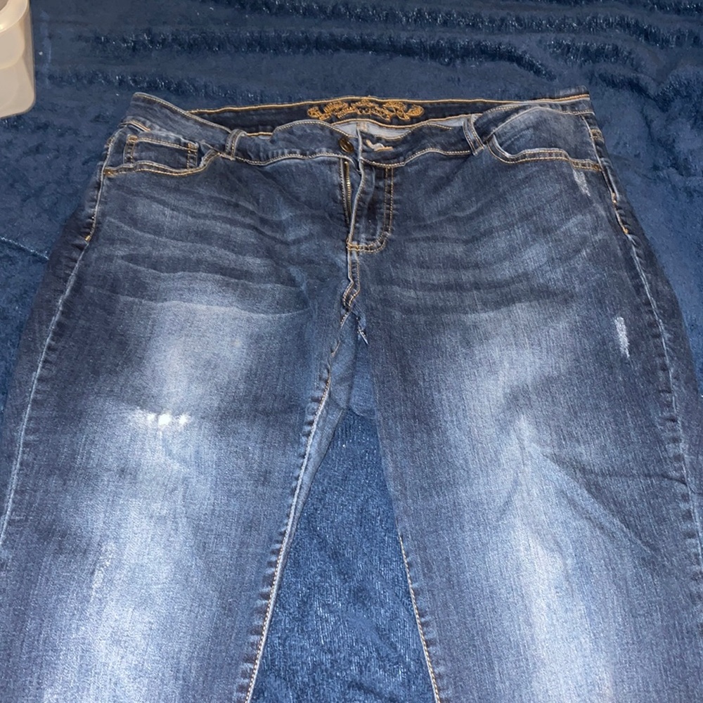 Plus Size Dark Wash Jeans